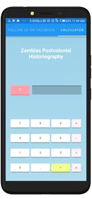 Zambias Postcolonial Historiography android App screenshot 1